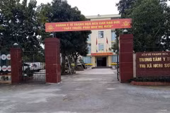 Trung tâm y tế thị xã Nghi Sơn, tỉnh Thanh Hóa. (Ảnh: Nguyễn Nam/TTXVN)