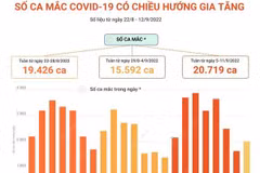 [Infographics] Số ca mắc COVID-19 có chiều hướng gia tăng