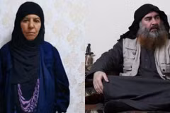 Rasmiya Awad và em trai Abu Bakr al-Baghdadi.