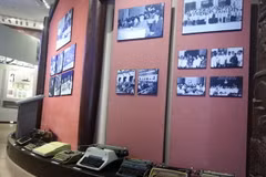 Một góc trưng bày của Bảo tàng Văn học Việt Nam. (Nguồn: chinhphu.vn)