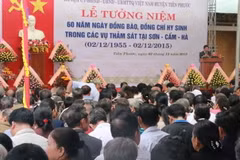 Quảng Nam tổ chức lễ tưởng niệm 60 năm vụ thảm sát Sơn-Cẩm-Hà
