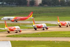 Hãng hàng không Vietjet có tổng doanh thu đạt 52.400 tỷ đồng năm 2018. (Ảnh: VJ)