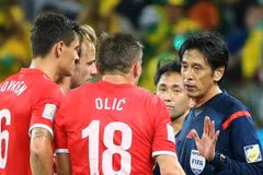 Năm quyết định gây tranh cãi của trọng tài ở World Cup 2014