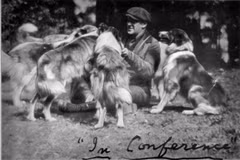 Albert Payson Terhune và các nhân vật trong những câu chuyện của ông. (Ảnh: psychologytoday.com)