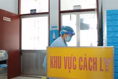 Khu vực cách ly, điều trị ca bệnh đậu mùa khỉ tại Bệnh viện Bệnh Nhiệt đới Thành phố Hồ Chí Minh. (Ảnh: Đinh Hằng/TTXVN)
