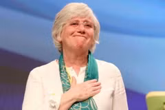 Thành viên trong chính quyền Catalonia Clara Ponsati. (Nguồn: PA)