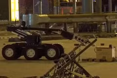 Cận cảnh hiện trường. (Nguồn: Hong Kong Free Press)