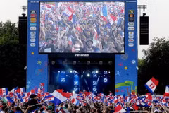 Khu fanzone ở trung tâm thành phố Lille luôn sối động trong những ngày EURO 2016. (Nguồn: AFP)