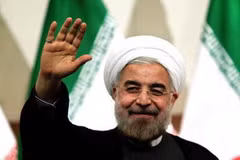 Tổng thống đắc cử Iran Hassan Rowhani.(Nguồn: AFP)