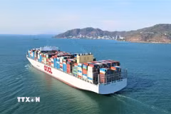 Cảng biển Cái Mép-Thị Vải. (Ảnh: TTXVN)