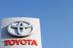 Biểu tượng hãng Toyota. (Nguồn: Reuters)