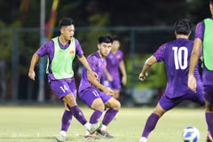 U19 Việt Nam sẵn sàng cho trận ra quân giải U19 Đông Nam Á 2024. (Nguồn: VFF)