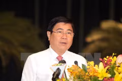 Ông Nguyễn Thành Phong, Chủ tịch Ủy ban Nhân dân thành phố Hồ Chí Minh. (Nguồn: TTXVN)