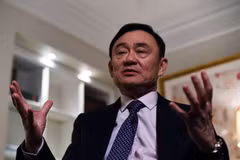 Cựu Thủ tướng Thái Lan Thaksin Shinawatra. (Ảnh: AFP/TTXVN)