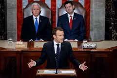 Tổng thống Pháp Emmanuel Macron. (Ảnh: THX/TTXVN)