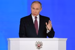 Tổng thống Nga Vladimir Putin. (Ảnh: AFP/TTXVN)