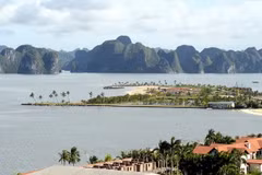 Một góc Khu du lịch Tuần Châu. (nguồn: Thanh Hà/TTXVN)