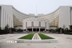 Trụ sở ngân hàng PBoC. (Nguồn: THX/TTXVN)