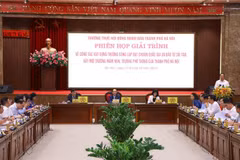 Quang cảnh phiên giải trình. (Ảnh: Văn Điệp/TTXVN)