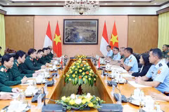 Quang cảnh phiên đối thoại Chính sách Quốc phòng Việt Nam-Indonesia lần thứ 3. (Ảnh: An Đăng/TTXVN)