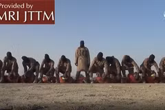 Những phiến quân đeo mặt nạ đen ở Nigeria hành hình 10 người đàn ông Kito giáo. (Nguồn: memri.org)