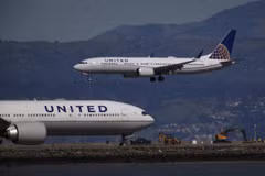 Máy bay của United Airlines. (Nguồn: Getty Images)