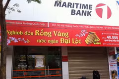 Chi nhánh Maritime Bank, 65 Hoàng Quốc Việt. (Ảnh: Việt Đức/Vietnam+)