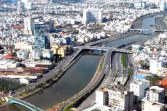 Một góc Thành phố Hồ Chí Minh. (Ảnh: Mạnh Linh/TTXVN)