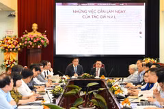 Tọa đàm Tổng Bí thư Nguyễn Văn Linh và Những việc cần làm ngay. (Nguồn: Báo Nhân Dân)