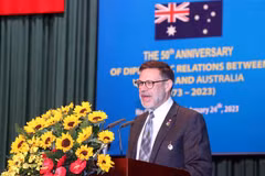 Ông Andrew Goledzinowski, Đại sứ Australia tại Việt Nam. (Ảnh Xuân Khu/TTXVN)