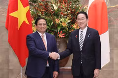 Thủ tướng Phạm Minh Chính hội đàm với Thủ tướng Nhật Bản Kishida Fumio