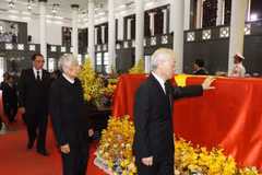 [Photo] Toàn cảnh lễ truy điệu nguyên Tổng Bí thư Đỗ Mười