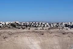 Khu định cư Maale Adumim của Israel ở Bờ Tây ngày 26/10/2017. (Nguồn: AFP/TTXVN)