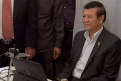 Cựu Chủ tịch đảng Cứu nguy dân tộc (CNRP) đối lập Kem Sokha. (Nguồn: AFP/TTXVN)