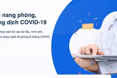 Giao diện Cẩm nang điện tử phòng, chống dịch COVID-19 (Ảnh chụp màn hình)