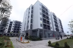 Một dự án nhà ở tại Khu đô thị mới Đại Lâm-Đại Thịnh, Hà Nội. (Ảnh: Phan Tuấn Anh/TTXVN)