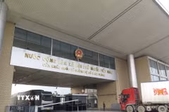 Cửa khẩu Lào Cai. (Nguồn: TTXVN)