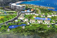 Phối cảnh khu du lịch sinh thái nghỉ dưỡng Tân Thanh.