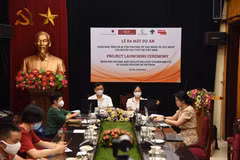 Ngân hàng Thế giới và các đối tác tổ chức lễ khởi động dự án mô hình chăm sóc người cao tuổi. (Ảnh: Vietnam+)