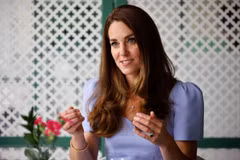 Công nương Kate Middleton tại Cung điện Kensington ở thủ đô London, Anh, ngày 18/6/2021. (Ảnh: AFP/TTXVN)