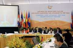 Quang cảnh hội nghị quan chức cao cấp CLMV lần thứ 8. (Ảnh: Phạm Kiên/TTXVN)