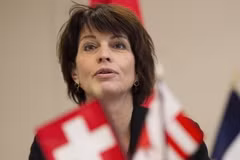Nữ Tổng thống mơí của Thụy Sĩ Doris Leuthard. (Ảnh: Nguyễn Thái/Vietnam+)