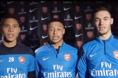 Cầu thủ Arsenal chúc năm mới người hâm mộ Việt