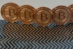 Đồng Bitcoin tại Washington, DC, Mỹ ngày 17/6/2014. (Nguồn: AFP/TTXVN)
