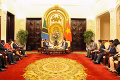 Quang cảnh buổi tiếp. (Nguồn: Mic.gov.vn)