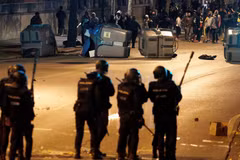 Biểu tình ở Catalonia. (Nguồn: EPA)