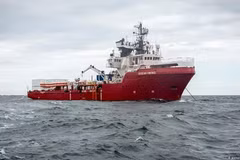 Tàu cứu hộ Ocean Viking. (Nguồn: dpa)