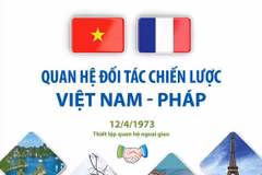 [Infographics] Quan hệ Đối tác Chiến lược Việt Nam-Pháp