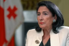 Tổng thống Salome Zurabishvili. (Nguồn: BBC)