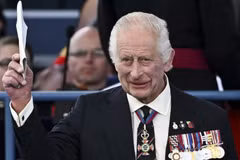 Vua Charles III của Anh chủ trì một số nghi lễ kỷ niệm 80 năm cuộc đổ bộ D-Day trong Chiến tranh thế giới thứ Hai. (Nguồn: Reuters)